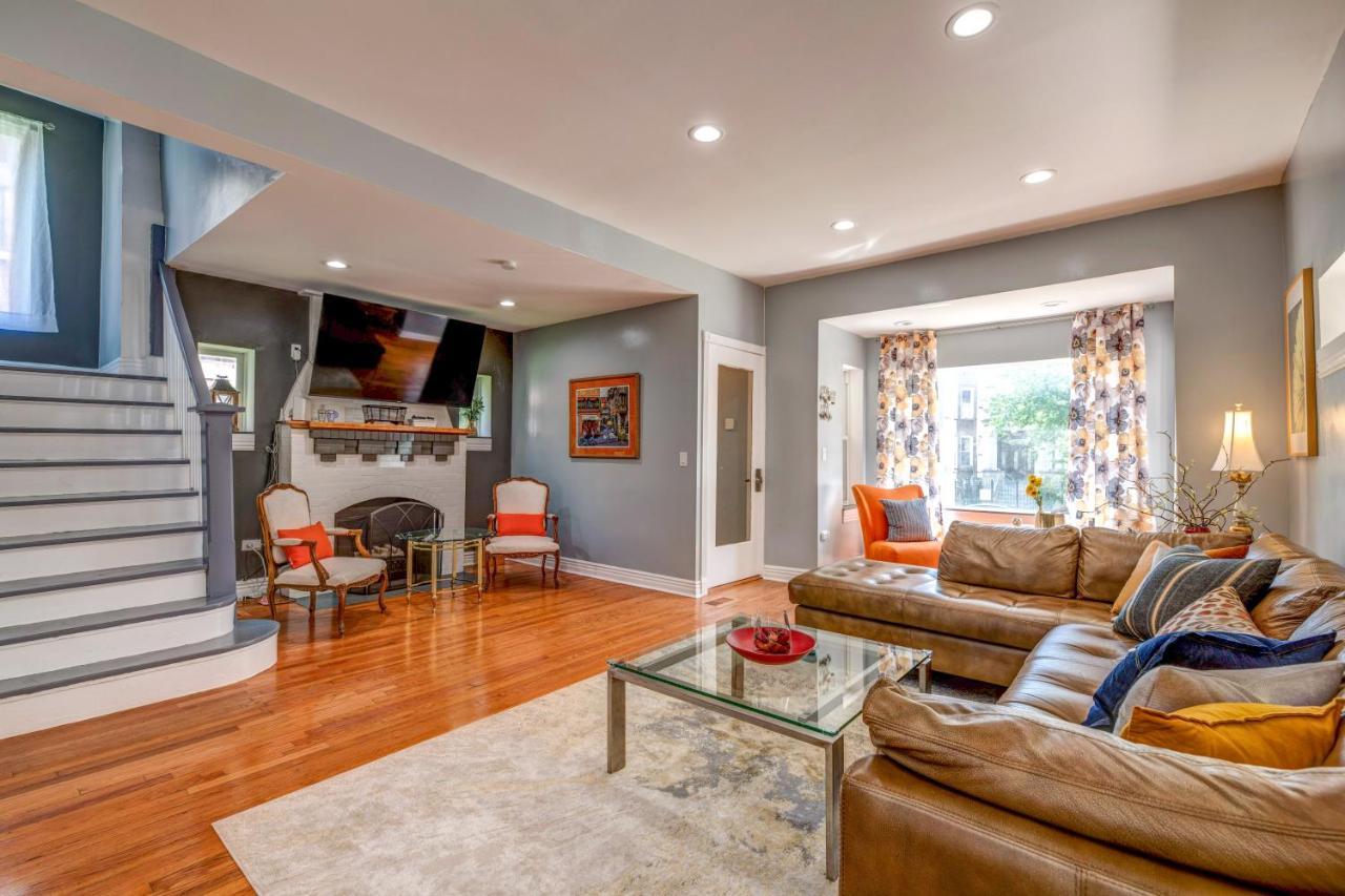 Spacious 5-Br House Near Transit W Parking 시카고 외부 사진