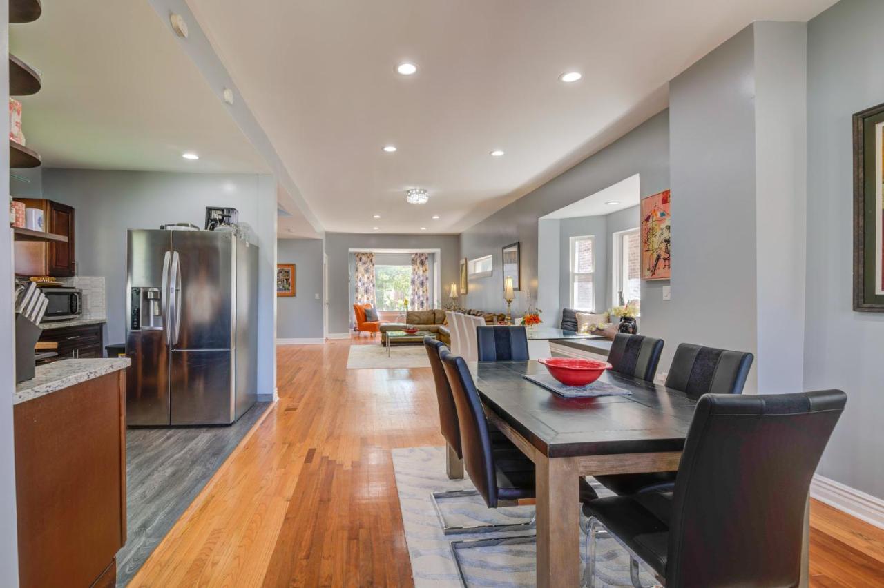Spacious 5-Br House Near Transit W Parking 시카고 외부 사진